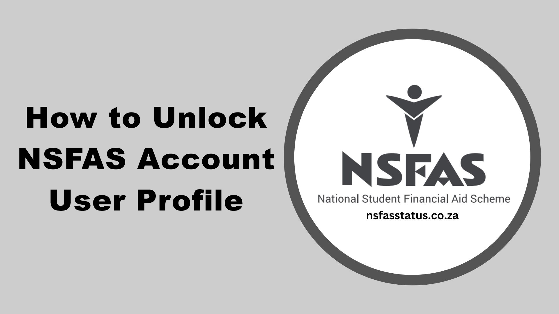How to Unlock NSFAS Account User Profile
