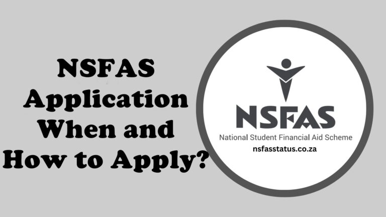 NSFAS Online Application For 2026