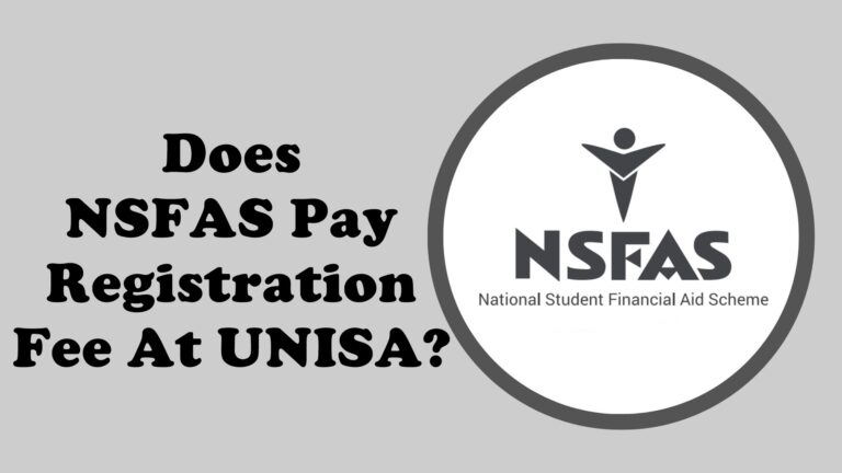 Does NSFAS Pay Registration Fee At UNISA