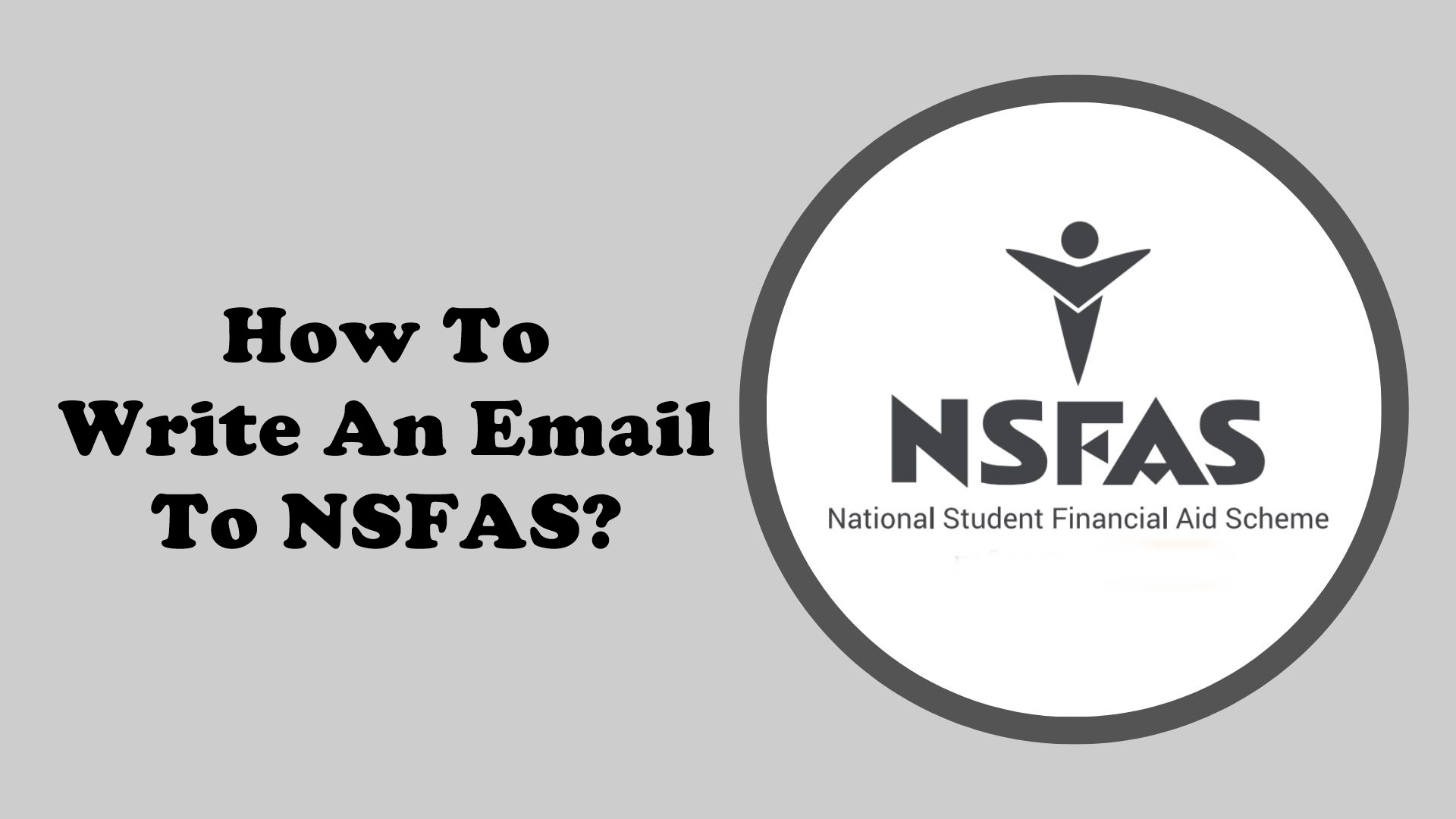 How To Write An Email To NSFAS