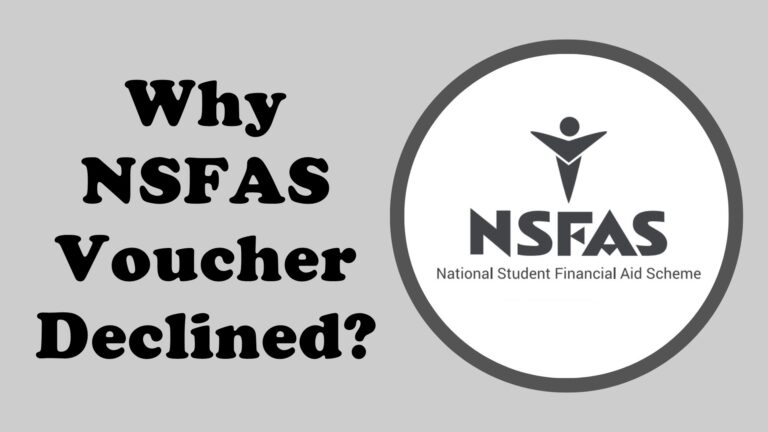 Why NSFAS Voucher Declined