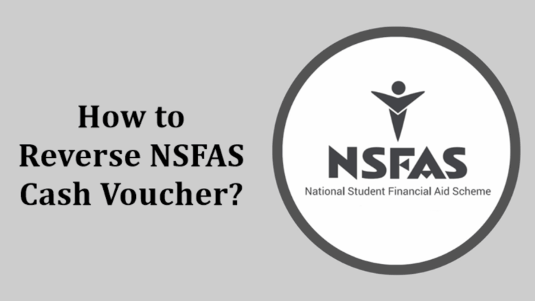 How to Reverse NSFAS Cash Voucher?